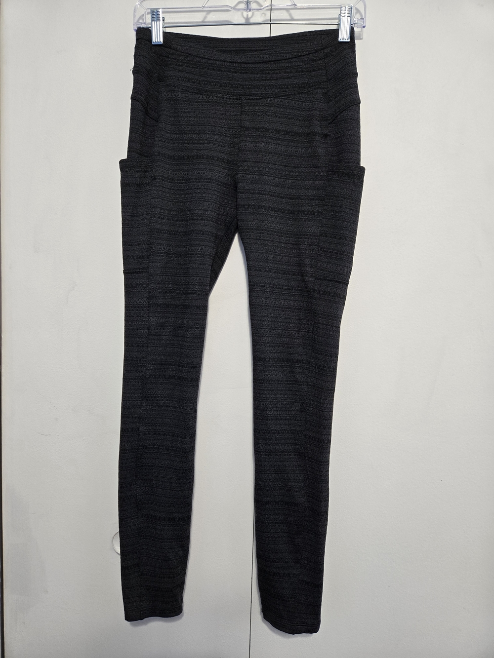 Alpine Design Gray Space Dye Leggings Side Pockets Women's‎ Small
